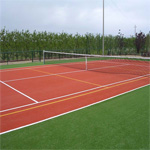campo da tennis in sintetico